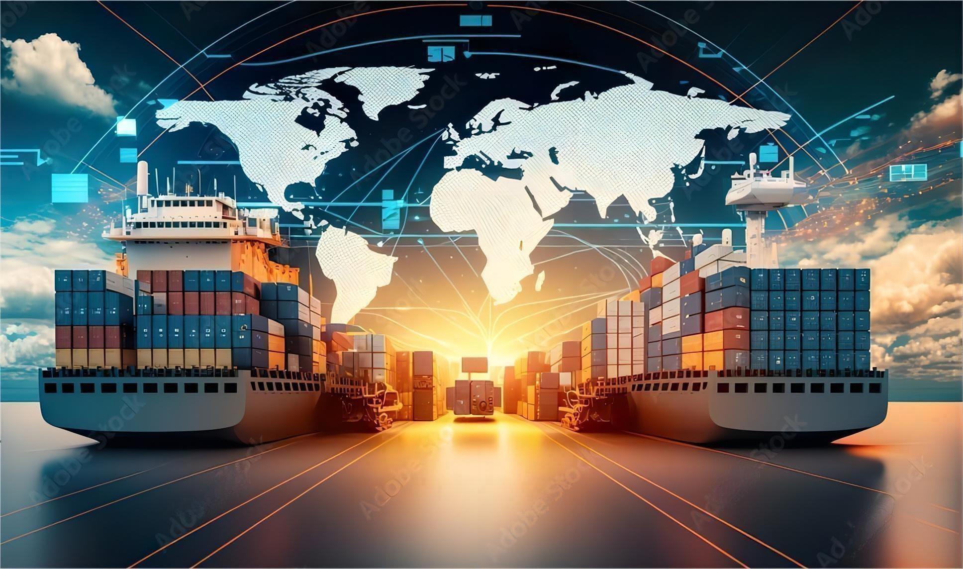 Global supply chain network map for 2026