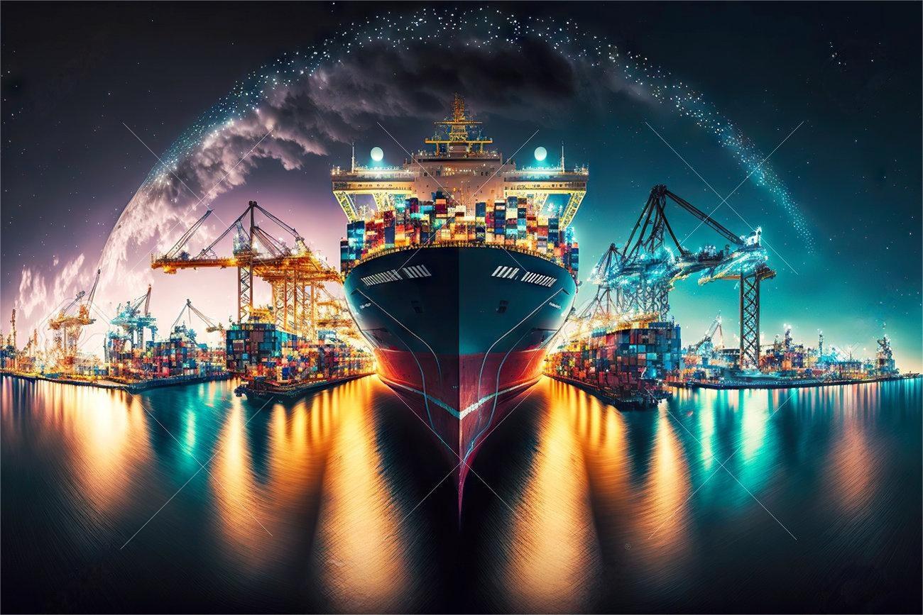 Logistics professional managing cargo distribution